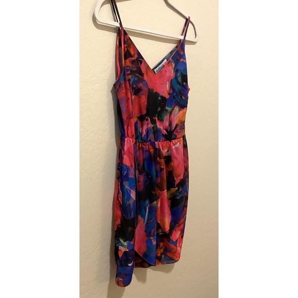 Amanda Uprichard Women's Strappy Summer Floral Wrap Dress Vacation Style SZ SM - Picture 4 of 14